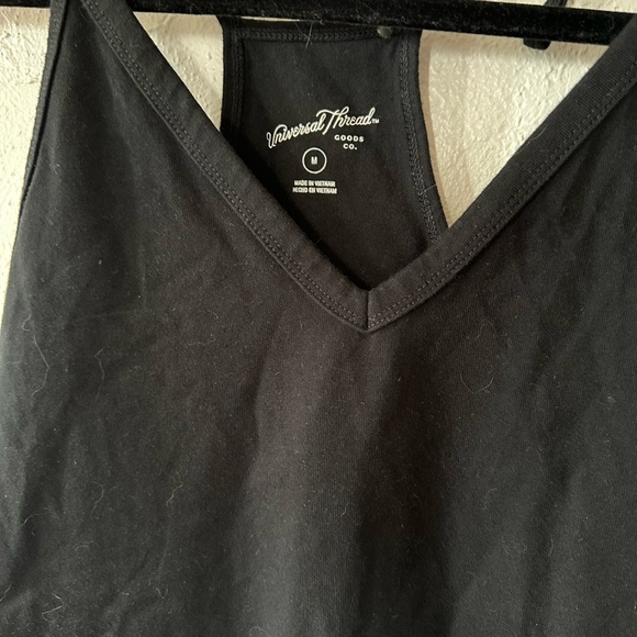 NWT universal thread black tie strap body suit sz medium - Picture 4 of 4